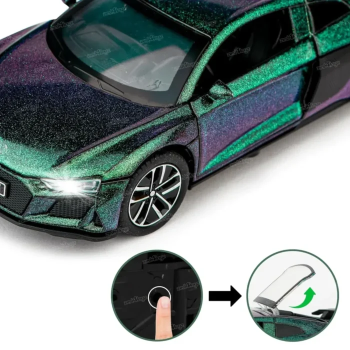 Audi R8 Diecast Green Car