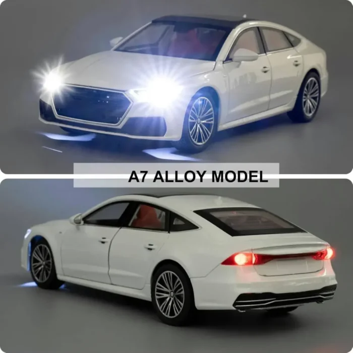 White Audi A7 Diecast Toy Cars