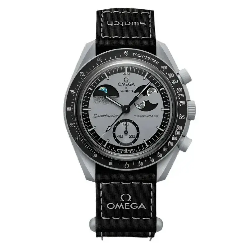 Stylish Black Omega X Swatch Moonwatch for Every Occasion's