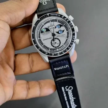Stylish Black Omega X Swatch Moonwatch for Every Occasion's
