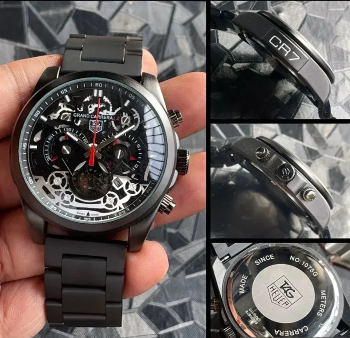 Tag Heuer Carrera CR7 Quartz Full Black Watch for Men - Image 2