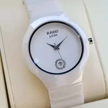 rado white watch