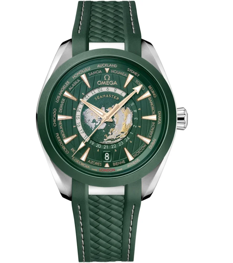 omega seamaster aqua terra green watch