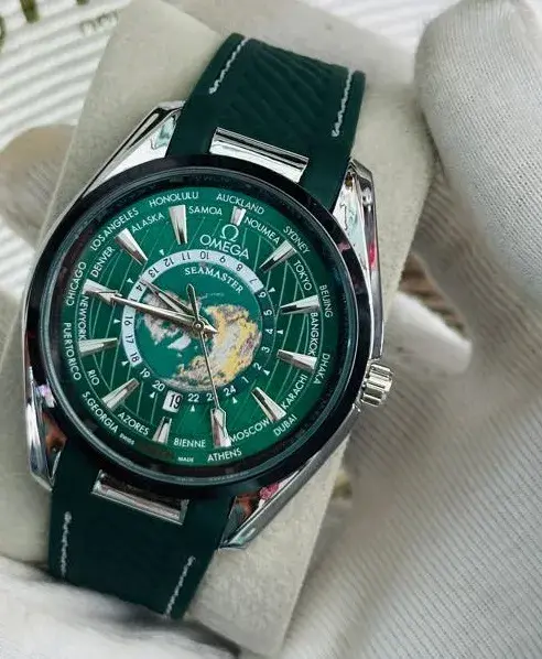 omega seamaster aqua terra green watch