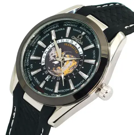 omega seamaster world time watch