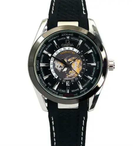 omega seamaster world time watch